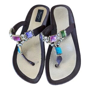 Grandco Jeweled Sandals 9